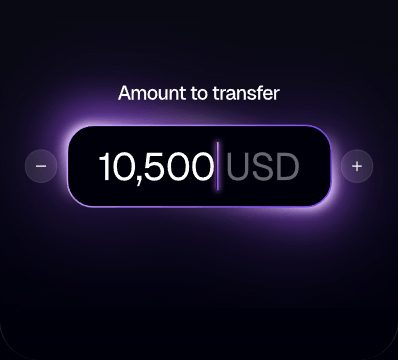 Illustration of SolCard feature: Withdraw or transfer anytime.